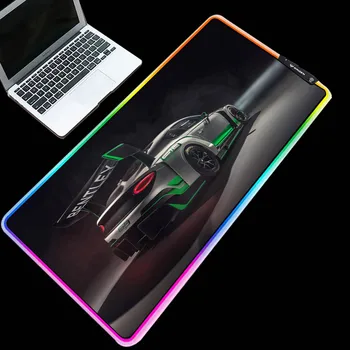 XGZ RGB veľké veľkosti nádherné podložka pod myš športové auto galéria LED osvetlenie pad vysoko kvalitné herné klávesnice pad