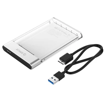 ORICO HDD Prípade Nových 2.5 Palcový Transparentný Pridať Kovu SATA na USB 3.0 Pevného Disku Case Nástroj 6Gbps Podporu 4TB UASP Prípade Hd Box