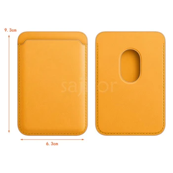 Originálne Kožené Magsafe Karty Taška puzdro Pre iphone 12 mini Pro Max Package Držiteľa Karty Magnetické Módne Peňaženky Kryt Funda
