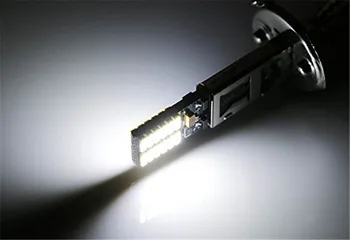 4pcs Super Biela 6500K H1 H3 24-Biela SMD LED Náhradné Žiarovky Hmlové Svetlá pri Jazde DRL Canbus Hmlové svetlá