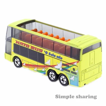Takara Tomy Tomica Č. 42 Hato Autobus 1/156 Diecast Hot Pop Funny Auto Model Kit Miniatúrny Deti Hračky Collectables Nové