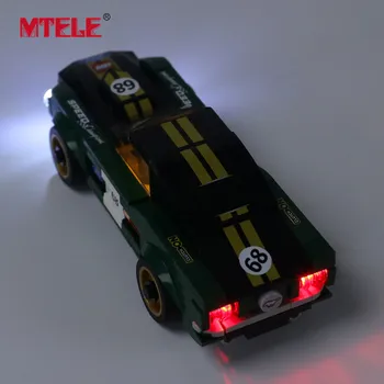 MTELE Značky LED Svetlo Do Auta Pre Rýchlosť Majstrov 1986 mustang Kompatibilný S 75884