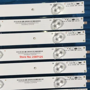 Nový 10 KS/set podsvietenie LED pásy pre Panasonic TX-42AS500E TX-42A400B 42LRU70 SV0420A88_Rev3_B SV0420A88_Rev3_A_4LED_130930