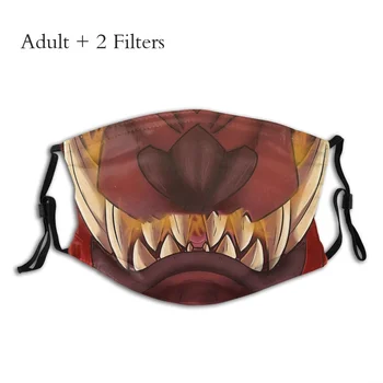 Monster Hunter Felyne Palico Hra Handričkou Masky Teostra Maw Masku Na Tvár Ústa Kryt S Filtrami Tváre Ochranné