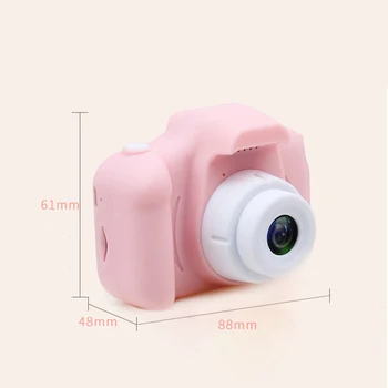 Dc500 Farebná Mini Digitálny Fotoaparát pre Deti detský Baby Roztomilý Videokamera Video Dieťa Cam Záznamník Digitálne Videokamery(Ružové)