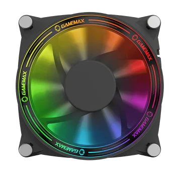 GameMax RB300 RGB PC Prípade Ventilátor 120mm 5V 3pin Pokojnej AURA SYNC Farebné Stolný Počítač Chladič na Chladenie LED ARGB Ventilátor