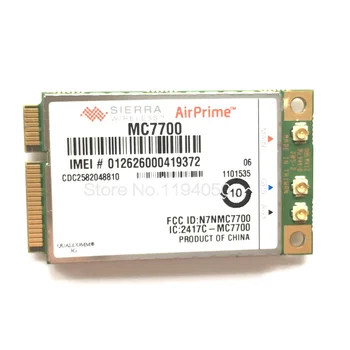 Mini PCI-E 3G WWAN modul GPS Sierra MC7700 PCI Express 3G HSPA, LTE 100Mbps Bezdrôtovú Kartu WLAN GPS Odomknutý doprava Zadarmo