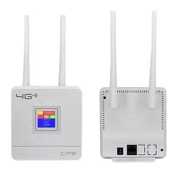 4G LTE CPE Wifi Router Širokopásmové Odomknúť 4G 3G Mobile Hotspot siete WAN/LAN Port Dual Externé Antény Brány s Slot Karty Sim