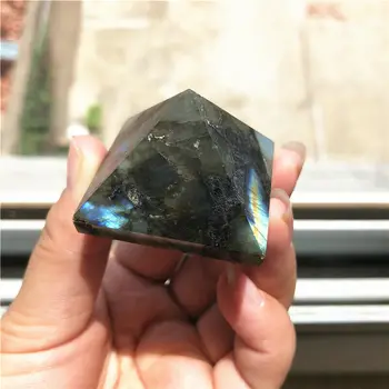 3 Veľkosti 1 Kus Prírodné Labradorit Crystal Pyramídy Bod Uzdravenie Dekorácie Kolekcie Prírodné Kryštály Kremeňa