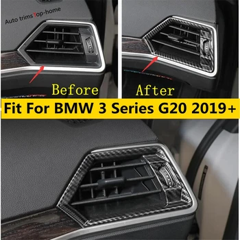 Yimaautotrims Panel vo Vnútri Klimatizácia AC Zásuvky Otvor Kryt Výbava vhodné Pre BMW Radu 3 G20 2019 2020 2021 Interiéru Auta