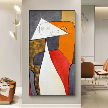Abstrakt Olej, Plátno Art Obrazy na Picasso Slávny Reprodukcie Plagáty a Abstraktné Wall Art Print pre Obývacia Izba Dekor