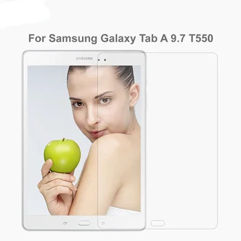 9H HD Tvrdeného Skla pre Samsung Galaxy Tab 9,7 Palcový SM-T550 T555 T551 Tablet Screen Protector pre T550 Ochranný Film Sklo
