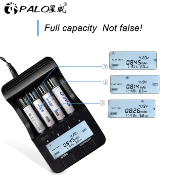 PALO 2-16 ks 3,7 V, AA 14500 nabíjateľná batéria 2A 900mAh Li-Ion lithium batérie pre Led baterka myši pochodeň svetlomety