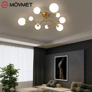 Moderné LED Stropné Svietidlá Pre Obývacia Izba Tvorivé Povrchovú montáž Svietidiel Nordic Copeer Spálňa Svietidlá