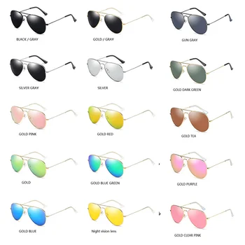 Polarizované slnečné Okuliare Muži Ženy 2020 Klasický Dizajn Značky Jazdy Pilot, Slnečné okuliare Gafas De Sol Vintage Zrkadlo Slnečné Okuliare