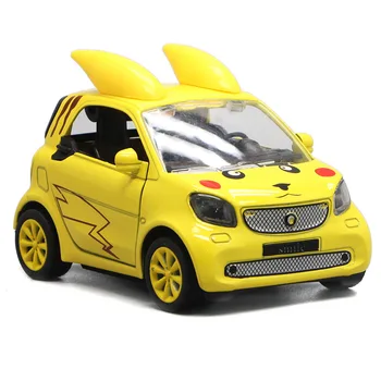Nové Pikachu Cartoon Diaľnice Polizei Maľovanie Smart2 Generácie Zvuk a Svetlo Vytiahnite Zadné Dvere Kreatívne Pečenie Koláča