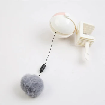 Pet Dodanie Králik Kožušiny Teaser Yo-Yo Automatické Yo-yo Výrobkov pre Domácnosť, Rotujúce Smart 1PC Flutter ABS Príslušenstvo Mačacie Hračky Loptu