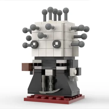 Diy Filmu Hellraiser Pinhead Brickheadz Model MOC-44639 235 Ks Technické stavebným Tvorca Tehly Deti Hračky, Darčeky