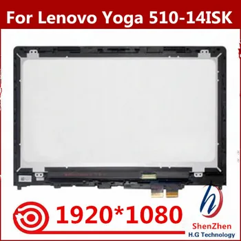 Originálne Lenovo Yoga 510-14 14AST 14ISK 80S jogy 510-14ikb Dotykový Displej Digitalizátorom. Montáž LCD Panel FHD 1920*1080