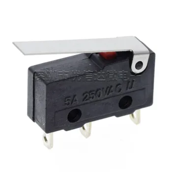 100ks/Veľa Limitný Spínač 3 Pin N/O N/C 5A 250VAC KW11-3Z Mini Micro Myši Prepnúť