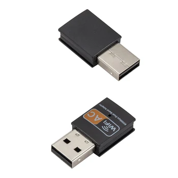 Creacube Dual Band 802.11 b/n/g/ac Bezdrôtový 600Mbps USB Adaptéra wifi 2,4 GHz, 5 G WiFi Pre PC Mini Počítač, Sieťová Karta Prijímača