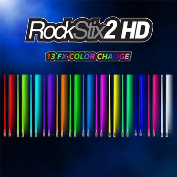 Rockstix 2 HD 13 Zmena Farby, Most LED Svetlo, Až dolné časti stehien, 13 Úžasné Zmeny Farby, s fade účinok, Nastaviť svoj koncert na oheň!