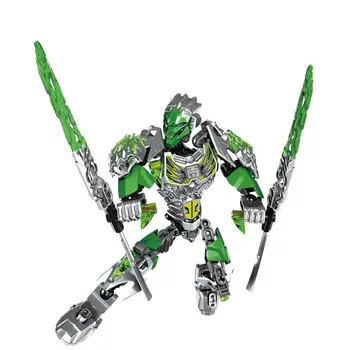 Bionicle Uxar Tvor Z Džungle+lewa Jungle Keepter stavebným Hračka Sada Pre Chlapca Kompatibilný S LEPINING 71300+71305