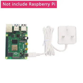 Úradný Pôvodné Raspberry Pi 4 Napájanie 5V 3A USB-C White Power Nabíjačku Adaptér pre Raspberry Pi 4 Model B 1G/2G/4G