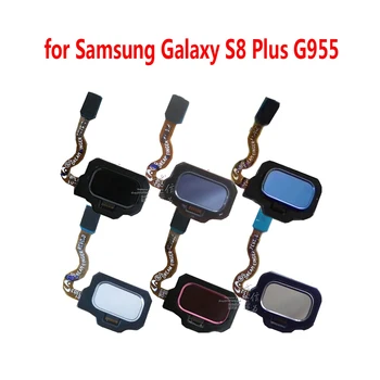 Tlačidlo domov Odtlačkov prstov Pre Samsung S8 Plus G955F G955 G955FD G955T G955V G955U Originálne Telefónu, Nový Zadný Dotykový ID Flex Kábel