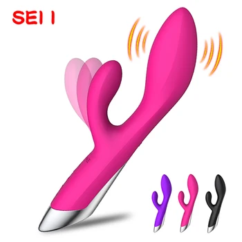 Rabbit Vibrátor Sexuálne Hračky Pre Ženy Dildo Duálne Vibrácie Klitorisu Stimulátor G-bodu Masér Pošvy Ženy Masturbator Sex Shop
