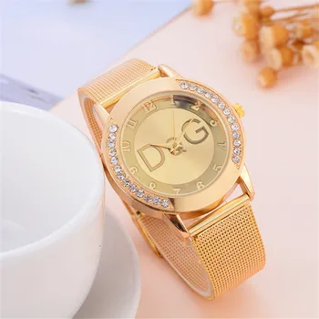 2020 najnovšie Európskej módne hodinky štýl ženy, luxusné hodinky značky quartz hodinky Reloj Mujer bežné nehrdzavejúcej ocele dámske hodinky
