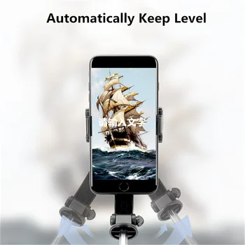 Ručné Gimbal Stabilizátor Anti-Shake Selfie Stick Bluetooth Diaľkové Ovládanie Statív Vonkajšie Chytrý Telefón Držiak Pre IOS a Android
