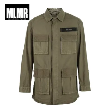 MLMR Mužov Streetwear Bunda JackJones Oprava Vyšívané Multi-vrecko Muž Bunda Pánsku| 219121580