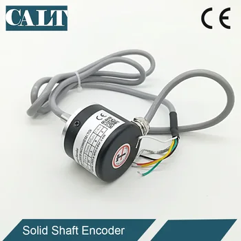 CALT ekonomické typ 38 mm Vonkajšie 1024 2000 rozlíšenie Rotačné Optické Encoder 360 NPN NPN+R PNP Push pull Linky vodiča TTL