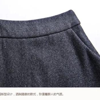 Doprava zadarmo 2021 Nové Prispôsobené Dlho Maxi Hrubý A-line Sukne Pre Ženy, Plus Veľkosť XS-10XL Prispôsobené Zimné Vlnené Sukne Teplé