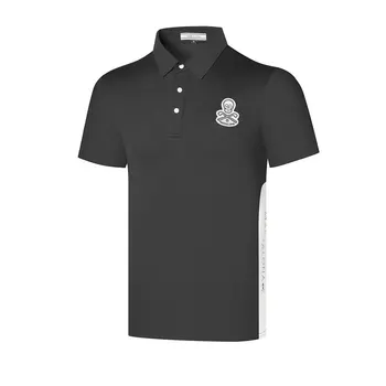 2021 nové golfové oblečenie MORK & LONA lete pánske golfové tričko, pohodlné, priedušné rekreačný šport golf krátky rukáv zadarmo shippi