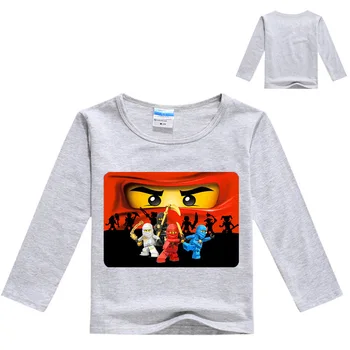2021 chlapci letné oblečenie 3-12Years BoysT-shirt Dieťa Ninjago Chlapec Tričko L, Rukávy Deti Letné Oblečenie Batoľa dievča Košele