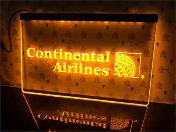 D027 - Continental airlines, led Svetlo, Prihláste sa