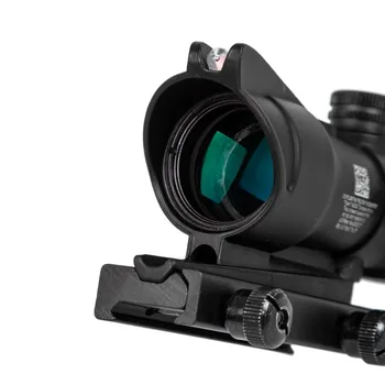 4X32 Lov Riflescope Reálne Fiber Optics Grenn Red Dot Osvetlené Leptané Reticle Taktické Optickým Zameriavačom