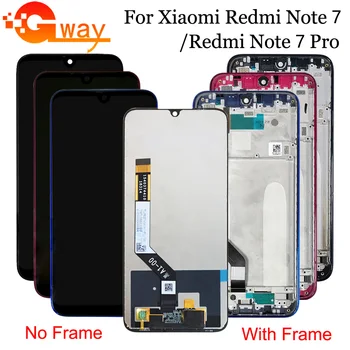 Pre Xiao Redmi Poznámka 7 LCD Displej + Dotykový Displej s Rámom Pre Redmi Poznámka 7 Pro/Červená Ryža Poznámka 7 Telefón Repairment + Nástroj