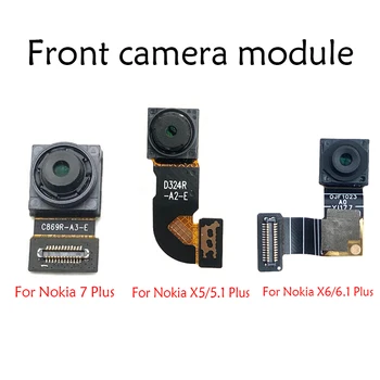 Predná Kamera Flex So Zadným Zadným Fotoaparátom Modul Flex Kábel Pre Nokia 5 6 7 6.1 7.1 / 5.1 Plus X5 / 6.1 Plus X6