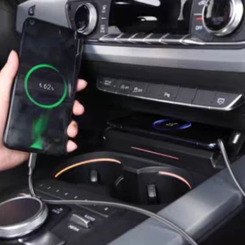 15W auto QI bezdrôtové nabíjanie telefónu nabíjačku pre Audi A4 B9 A5 2017 2018 2019 2020 rýchle nabíjanie doska mobilný telefón majiteľa