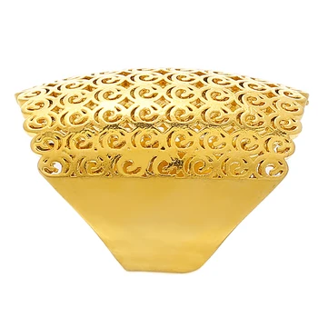 Ethlyn Šperky Afriky Vintage Krúžky pre Unisex Zlatá Farba Kapely Svadobné Šperky Afriky Arabské Strany Príslušenstvo R78