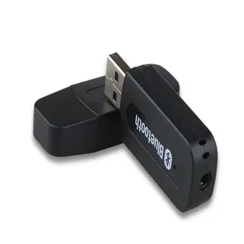 USB, Bluetooth, AUX Bezdrôtový Car Audio A2DP Hudba Adaptér 3,5 mm jack bluetooth prijímač pre Android/IOS Mobilný Telefón