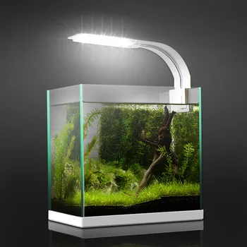 5W/10W/15W LED Super Slim Akvarijné Svetlo Osvetlenie Rastliny Rastú Svetlo Vodných Rastlín Osvetlenie Nepremokavé Clip-on Lampa Pre akvárium