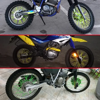 Motocyklov Nečistôt Dekorácie Kolesa Hovoril Zábaly Rim Skin Protector Zahŕňa Výzdoba pre Yamaha XP530 TX125 Dobrodružstvo YZ80 YZ85 YZ125