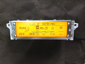 Pôvodnú Kvalitu Žltá Obrazovky 5 Menu, USB Dual-zone Vzduchu Bluetooth monitor 12 pin pre Peugeot 307 407 408 citroen C4 C5