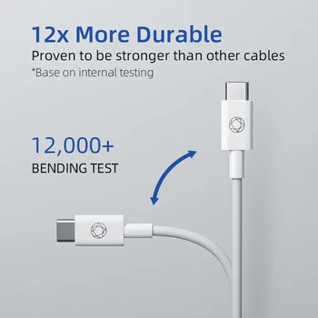 Inviolabs USB 3.1 Typ C do USB C Kábel pre Xiao MacBook Matebook iPad Pro 2018 Galaxy Pixel Nexus PD 60W Rýchlo Nabíjací Kábel