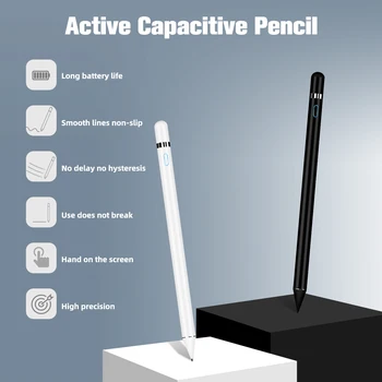 Aktívne Pero Na Kreslenie Tablet Dotykové Pero Pre Smarthone Ceruzka pre Apple iPad Pro 1 2 Android Tablet Bez Odkladu Stylus Pen