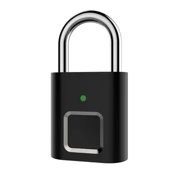 Anytek L34 USB Nabíjateľné Keyless Zámok Smart Odtlačkov prstov Padlock Security pre Dvere Šatne Cestovná Taška Kufor, Bezpečnostný Zámok